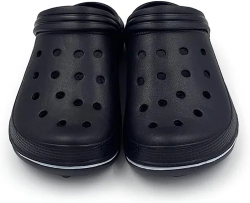 Vista 7 de Pantuflas unisex clásicas con forro de cuero estilo zuecos, AC1519