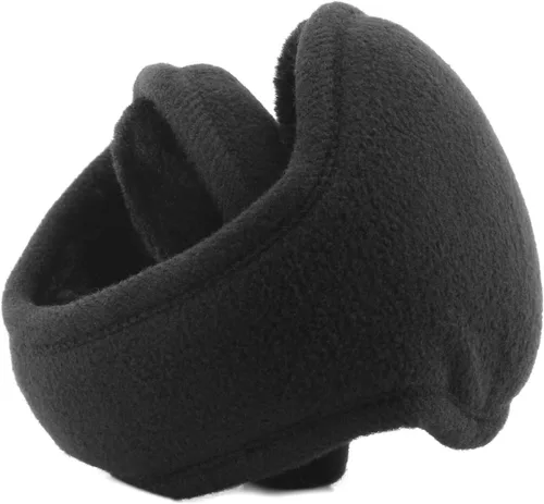 Vista 5 de Metog Orejeras de invierno unisex plegables de vellón polar, fundas cálidas y ajustables para las orejas