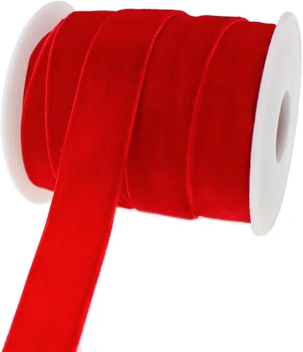 Vista 9 de Cinta de terciopelo de una sola cara de 36 yardas de 1 pulgada para envolver paquetes, hacer clips para el pelo, costura, diademas de bebé