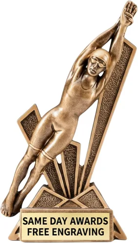 Vista 11 de Checkmate Sports Trophy Award – Custom Engraved Resin Trophy with Bold Design – Recognition Award for Competitions Teams Schools Leagues and Events