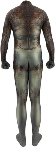 Vista 3 de Disfraces de cosplay con estampado 3D de elastano Zentai, traje de alienígena para adultos y niños