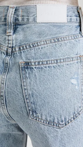 Vista 6 de Pistola Denim Cassie - Jeans rectos de talle alto para mujer