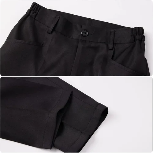 Vista 9 de MIAOCOS Anime Sword Art Online Kirigaya Kazuto Kirito - Disfraz de cosplay de Hallween para fiesta, abrigo, chaqueta y pantalones para mujer
