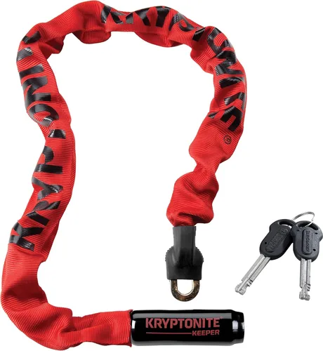 Vista 11 de Kryptonite Keeper 785 Candado de Cadena para Bicicleta, Candado de Cadena de Bicicleta Antirrobo de 2.8 Pies de Largo, Resistente, con Llaves