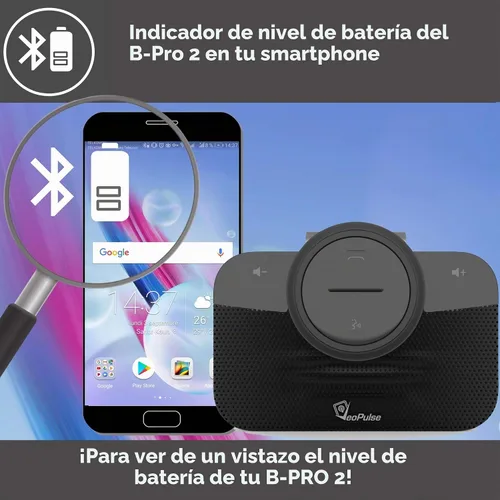 Vista 5 de Altavoz de coche B-PRO 2B Kit manos libres, 6W Hi-Fi Altavoces, con Bluetooth Automático Multipunto Conexión Teléfono Celular