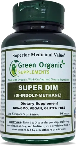 Vista 7 de Green Organic Supplements DIM, diindolilmetano, I-3-C, indol-3-carbinol, brócoli, 90 VCaps, alta absorción, sin OMG, sin gluten, (paquete de 3)
