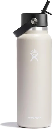 Vista 27 de Hydro Flask Botella de agua – Acero inoxidable aislado – Tapa flexible con popote de boca ancha, antiderrames, a prueba de fugas y recargable