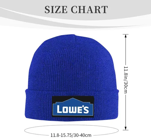 Vista 2 de ATOMDEAM Sombrero de punto Sombrero de lana Caliente Moda al aire libre Lowe'S-Logo-Blue_Sknitted Hat Unisex