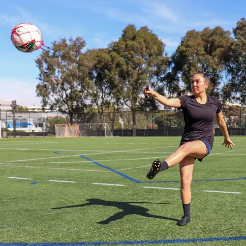 Vista 6 de AGORA Balón de fútbol Bungee elástico entrenamiento malabarismo red
