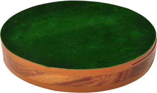 Vista 4 de Royal Kurta Cajón redondo de madera de 7 pulgadas con pieza magnética y cajón de empuje