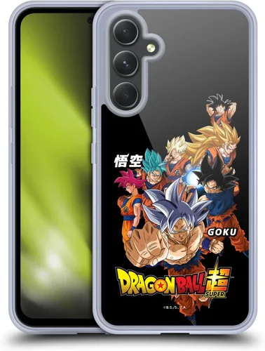 Vista 212 de Head Case Designs Funda de gel con licencia oficial de Dragon Ball Super Group Future Trunks Arc Characters [protección de grado militar] compatible