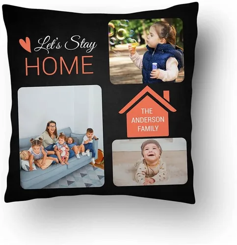Vista 21 de Almohada fotográfica personalizada. Personalizada con imágenes para cumpleaños, aniversario y Navidad. (inserto + funda)