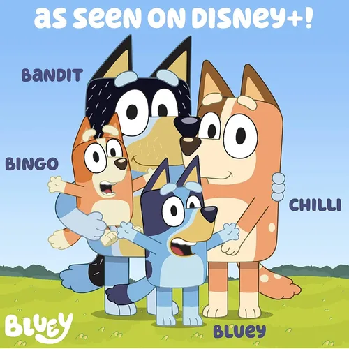 Vista 7 de Figurita de Bingo para Pintar Bluey, Figurita de Bingo de Cerámica para Pintar, Incluye 6 Pinturas Acrílicas, Pincel, Juguetes Bluey, Adornos
