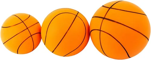 Vista 3 de Bola silenciosa de espuma silenciosa de entrenamiento interior de baloncesto altamente elástica