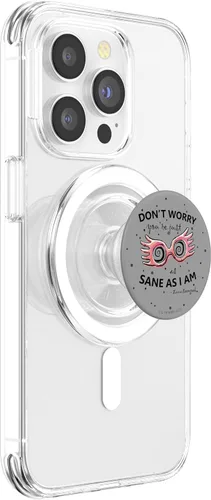 Vista 4 de Harry Potter Luna Lovegood Spectrespecs PopSockets MagSafe PopGrip negro para iPhone