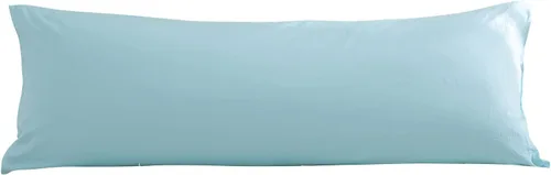 Vista 14 de Evolive Nueva Funda de Almohada Corporal de Hilo 300TC 100% Algodón con Cierre de Cremallera Oculto 21"x54" (Gris Carbón)