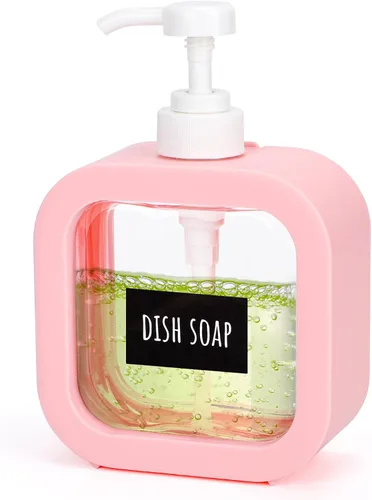 Vista 10 de Segbeauty Dispensador de jabón de manos de 16.9 onzas, dispensador de jabón líquido a prueba de fugas de 16.9 fl oz para baño, dispensadores de Negro