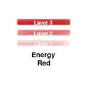 Vista 2 de Lip Ink Lápiz labial líquido, rojo energético (rojo) 100% resistente a las manchas, de larga duración, impermeable, vegano, sin cera, orgánico