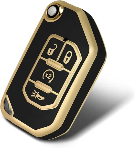 Vista 12 de Funda protectora inteligente de termoplástico con 4 botones para llave de Hyundai; funda compatible con los modelos Elantra, Ioniq, Sonata, Tucson