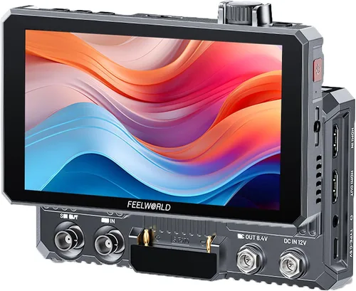 Vista 15 de Feelworld P6X Monitor de cámara de aluminio de 5.5 pulgadas, 1920X1080 Full HD 1000nits 160° Monitor de pantalla táctil de visualización amplia, 4K