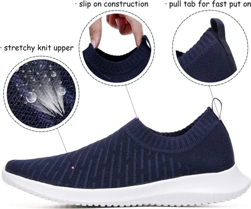 Vista 3 de MAIITRIP Womens Comfort Elastic Sock Slip On Walking Lightweight Non-Slip Fall Shoes (Size5.5-11)