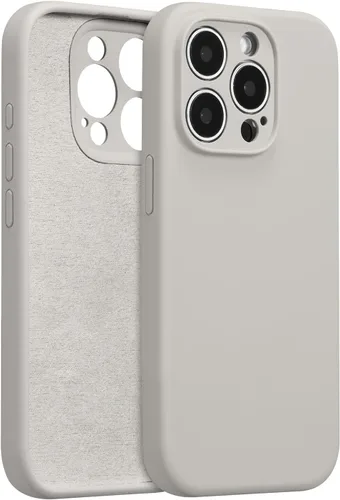 Vista 19 de Funda de silicona para iPhone Air, con [protección completa de la cámara] [forro de microfibra suave antiarañazos], funda de silicona líquida ultra