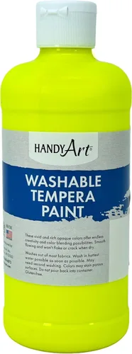Vista 19 de Handy Art Little Masters - Pintura lavable, 16 onzas, color negro Bright & Mixable, High Opacity, Washable Colors for Classroom, Students, Kids