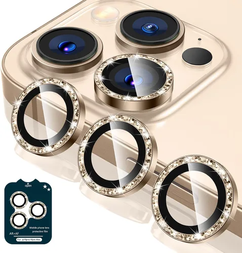 Vista 15 de Tensea Protector de lente de cámara Compatible para iPhone 17 Pro Max/17 Pro/15 Pro Max/15 Pro/16 Pro Max/16 Pro/14 Pro Max/14 Pro, Cubierta
