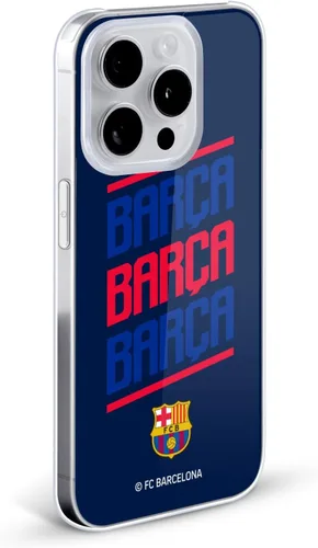 Vista 2 de Head Case Designs Funda rígida con licencia oficial del FC Barcelona Barca Type Graphics compatible con Apple iPhone 11