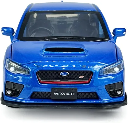 Vista 7 de 2016 Impreza WRX STI S207 Modelo fundido a troquel Coches Racing Deportes Toy Car 1/32 Escala Metal Vehículos fundidos a presión para niños con luz