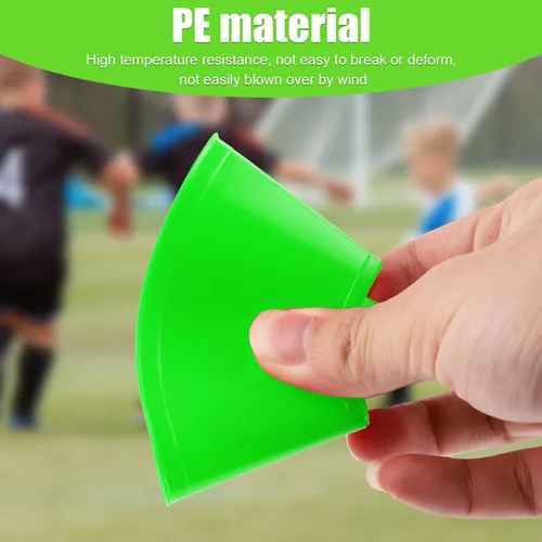 Vista 3 de 15 conos de fútbol para entrenamiento deportivo, mini conos de fútbol flexibles de agilidad deportivos, conos de entrenamiento para fútbol