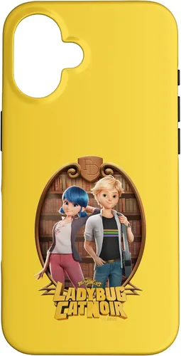 Vista 31 de Funda para iPhone 13 Miraculous Ladybug and Cat Noir The Movie Marinette Adrien
