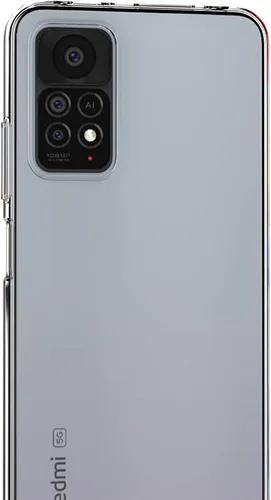 Vista 5 de MaiJin Funda para Xiaomi Mi Redmi Note 11 Pro 4G / Redmi Note11 Pro 5G (6.67 pulgadas) Suave TPU Goma Gel Parachoques Transparente Cubierta Trasera