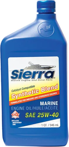 Vista 2 de Sierra 25W40 Mezcla Sintética Catalizador Aceite de Motor