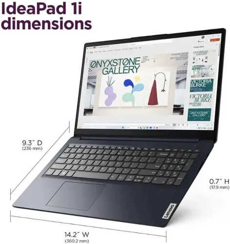 Vista 4 de Lenovo Ideapad 1i - Laptop con pantalla táctil Full HD de 15.6 pulgadas, Intel Core i5-1334U, 16 GB DDR4, SSD de 1 TB, gráficos Intel Iris Xe