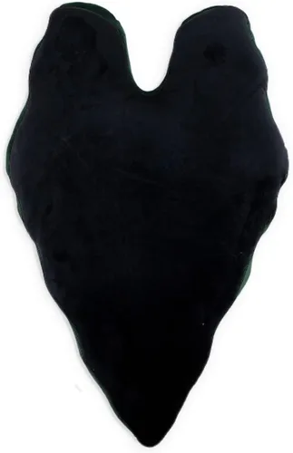Vista 5 de Green Philosophy Co. Almohada de hoja de Frydek Alocasia - Obsidiana