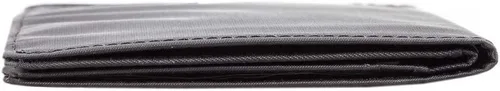 Vista 7 de Big Skinny Billetera delgada Hipster Bi-Fold para hombre, con capacidad para hasta 40 tarjetas Negro