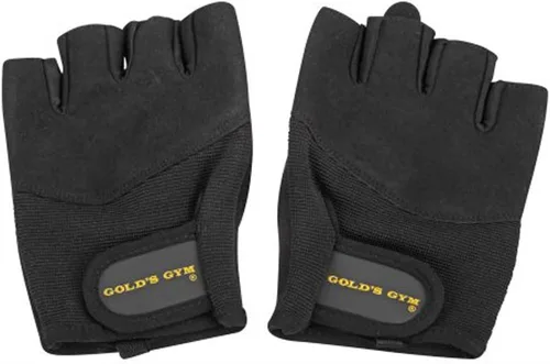 Vista 2 de Golds Gym - Guantes de entrenamiento clásicos, guantes de entrenamiento, levantamiento de pesas, fitness, ejercicio (talla M)