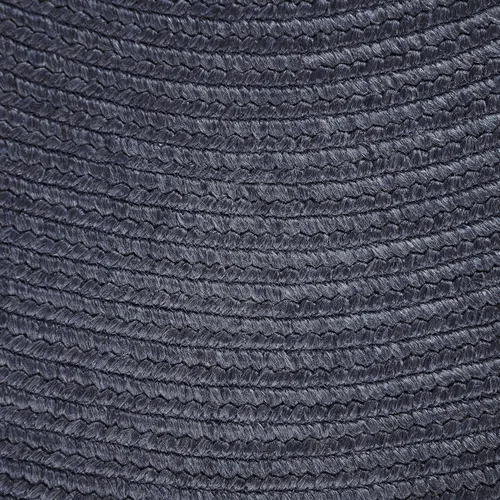 Vista 4 de Superior Alfombra ovalada de yute para interiores, color azul mezclilla Azul denim