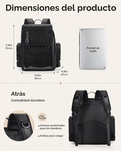 Vista 4 de Mochila Ita Bag con 2 insertos, bolsa de exhibición de pines con funda para portátil