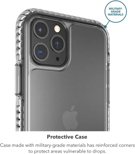 Vista 6 de Max Protection - Paquete - Funda de protección contra impactos y protector de pantalla de vidrio templado - Hecho para Apple iPhone 11 Pro