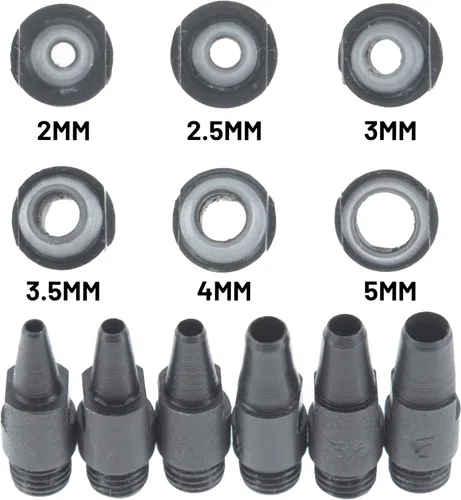 Vista 4 de SE Alicates perforadores de cuero de acero inoxidable de 8.75 pulgadas con tornillos reemplazables - Modelo 7926LP