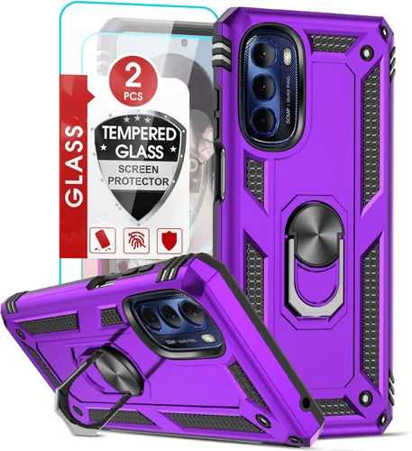 Vista 173 de LeYi Funda para Samsung Galaxy A05 (no compatible con A05S) con protector de pantalla y protector de lente de cámara, funda resistente de grado Negro