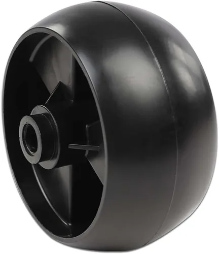 Vista 5 de G-PLUS Juego de ruedas de cubierta delantera, rueda de cubierta de cortacésped, 2 piezas con tuerca de bloqueo de perno 734-04155 para MTD Cub Cadet