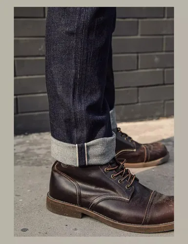Vista 7 de Red Tornado 12oz Selvdege Denim Jeans Slim Fit GTDDO-0003