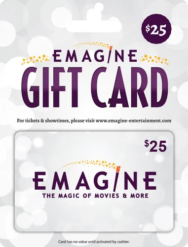 Vista 2 de Emagine Theaters Physical Gift Card - $50