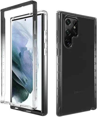 Vista 165 de Pzwoxukhov Funda para Xiaomi Poco M3 M2010J19CG M2010J19CI Caso, alta transparencia, color degradado, funda de absorción de impactos anticaída