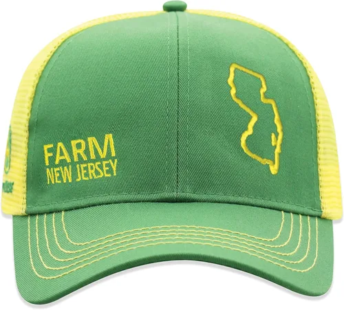 Vista 165 de John Deere Gorra de béisbol con logotipo y malla trasera con contraste, para hombre
