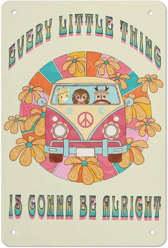 Vista 20 de Cartel de metal con diseño de gato negro con texto en inglés "Angels Don't Always Have Wings", póster de metal vintage de 8 x 12 pulgadas, letrero