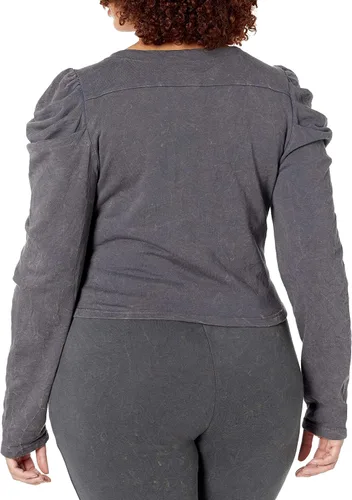 Vista 4 de KENDALL KYLIE Cuello en V de manga abombada para mujer exclusivo de Tienda